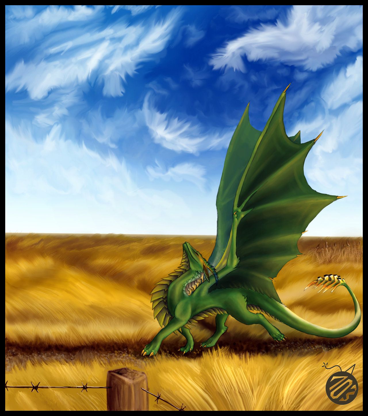 Dragon vert